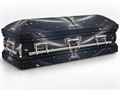 Championship Stadium printed casket wrap kit on the In Memory master casket