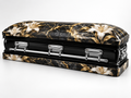 Onyx Lily printed casket wrap kit digital studio rendering; casket and installation not included.